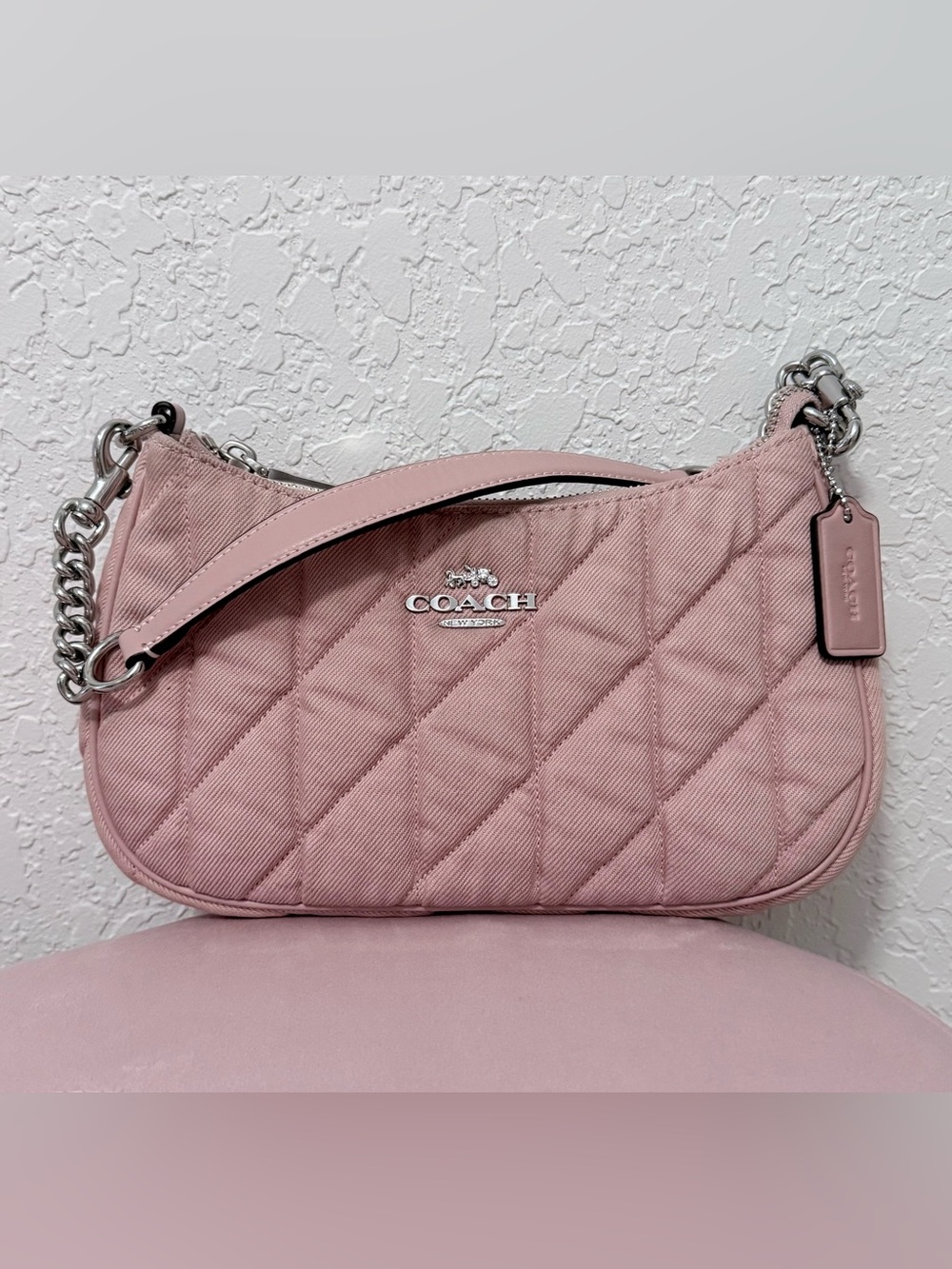 Coach Teri Shoulder Pink Bag